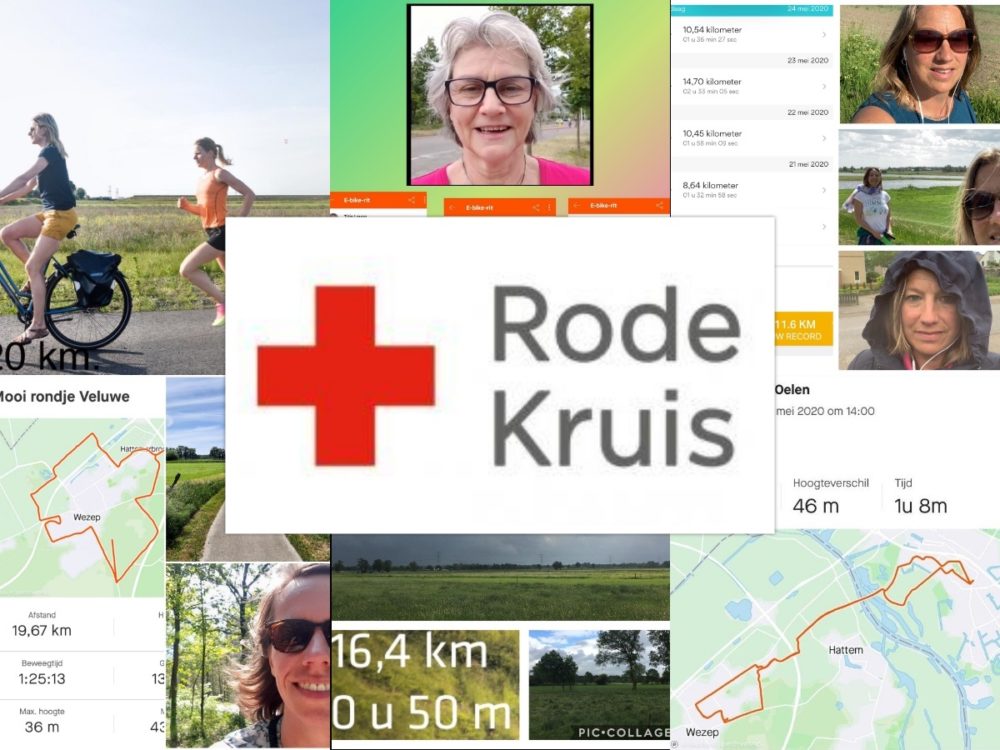 Sponsorloop medewerkers Benthem Gratama voor het Rode Kruis