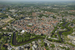 Benthem Gratama Advocaten Luchtfoto Zwolle stad