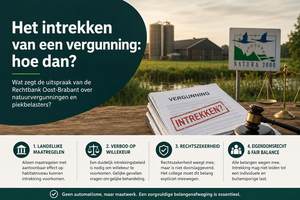 Het intrekken van een vergunning: hoe dan?